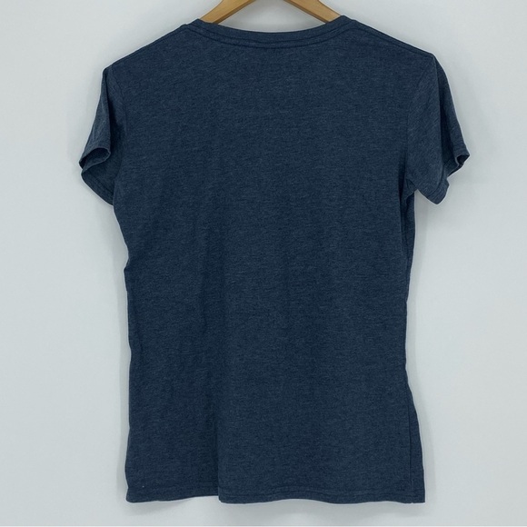 Ain't Lady Like navy blue & white SS Tee - Picture 9 of 10